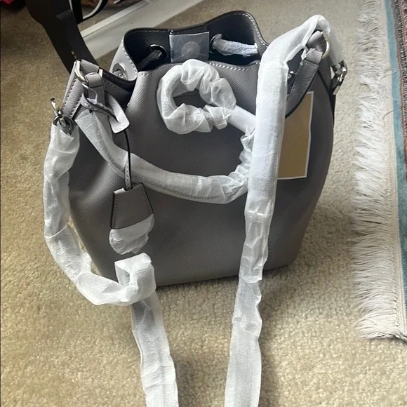 Michael Kors Gray Bucket Bag